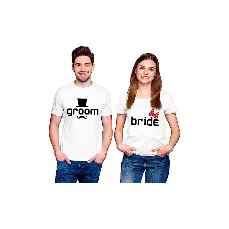 Groom And Bride T-shirts
