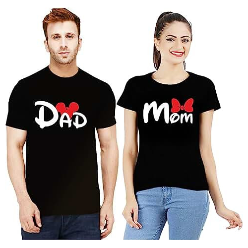 Mom and Dad T-shirts.
