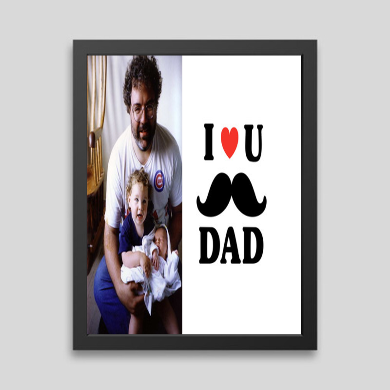 I Love You Dad Custom Photo Frame