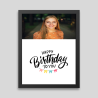 Happy Birthday Custom Photo Frame