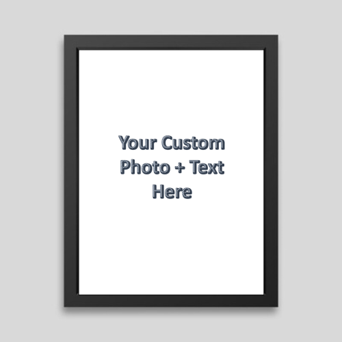Custom Photo + Text Frame